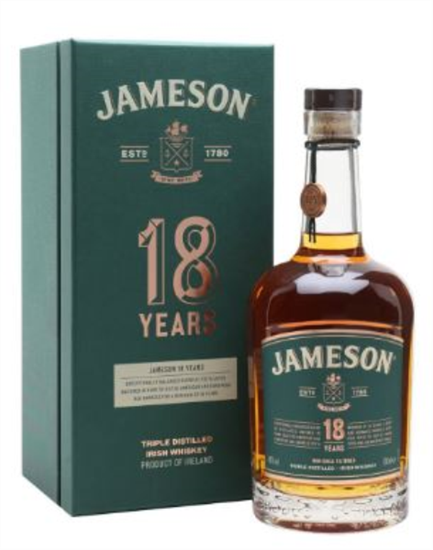 Image sur Jameson 18 Years Triple Distilled 46° 0.7L